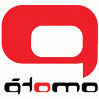 átomo logo vector logo