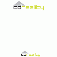 CD reality logo vector logo