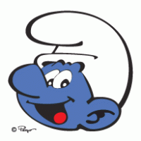 Smurf logo vector logo