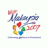 Visit Malaysia Year 2007 logo vector logo