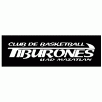 TIBURONESbasketball logo vector logo