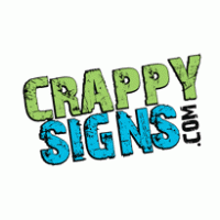 CrappySigns.com logo vector logo