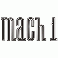 mach_1 logo vector logo