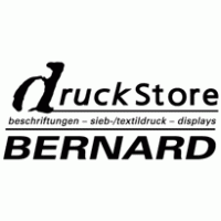 druckstore bernard logo vector logo