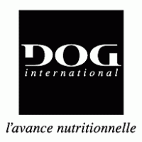 Dog International logo vector logo