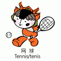 Mascota pekin 2008 (Tenis) – Beijing 2008 (Tennis) logo vector logo