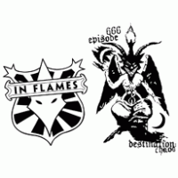 In Flames logo vector logo