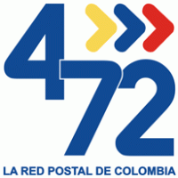 Red postal de Colombia logo vector logo