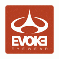 Evoke eyewear logo vector logo