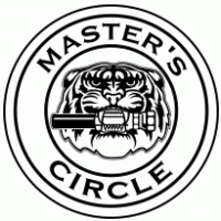 masters circle logo logo vector logo