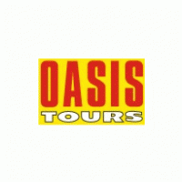 Oasis tours logo vector logo