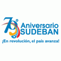 Sudeban Aniversario 70 A logo vector logo