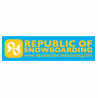 Republic Of Snowboarding logo vector logo