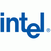 Intel old logo vector logo