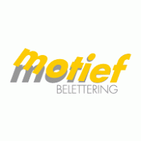 Motief belettering logo vector logo