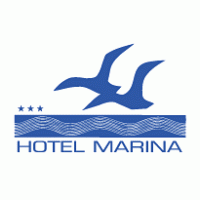 Marina Hotel logo vector logo
