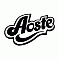 Aoste logo vector logo