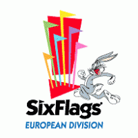 Six Flags European Division logo vector logo