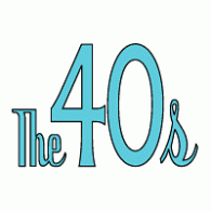 The 40’s logo vector logo