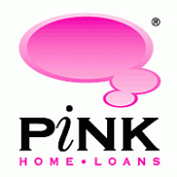 Pink Home Loans logo vector logo