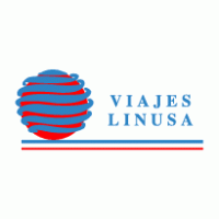 Viajes Linusa logo vector logo
