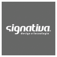 Signativa – design & tecnologia logo vector logo