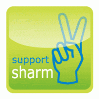 support sharm logo vector logo