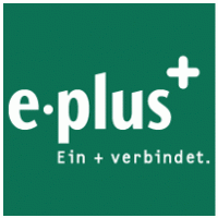 E-Plus Ein Plus verbindet logo vector logo