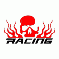 skull Racing logo vector logo