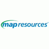 Map resources logo vector logo