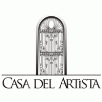 casa del artista logo vector logo