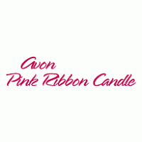 Pink Ribbon Candle logo vector logo