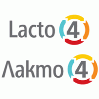 Lacto 4 logo vector logo