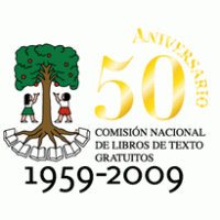 Conaliteg 50 aniversario logo vector logo