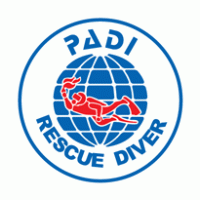 Padi Rescue Diver logo vector logo