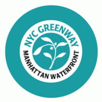 NYC Greenway Manhattan Waterfront logo vector logo
