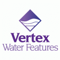 Vertex Water Features – Vertical logo vector logo