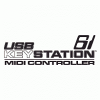 USB Keystation 61 MIDI Controller logo vector logo