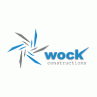 wock construction logo vector logo