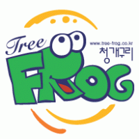 Tree-Frog logo vector logo