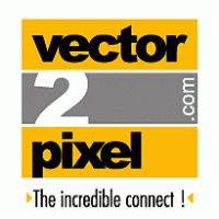 Vector 2 pixel logo vector logo