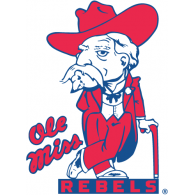 Old Miss Rebels logo vector logo