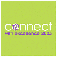 Connect with excellence 2003 logo vector logo