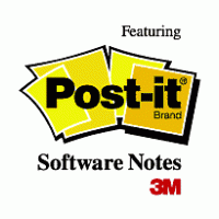 Post-it logo vector logo
