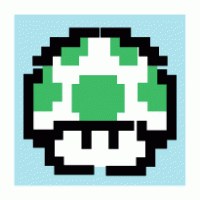 1-up mushroom logo vector logo