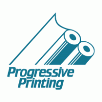 Progressive Printing logo vector logo