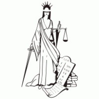 Deusa Themis Justice logo vector logo