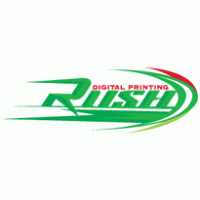 Rush_Digital Printing logo vector logo