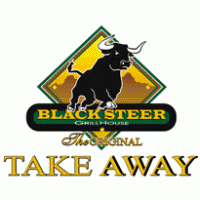 Black Steer logo vector logo
