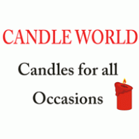 Candle World logo vector logo